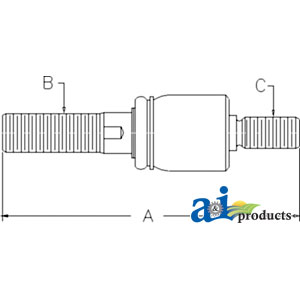 UJD00837    Ball Joint---Right---Replaces RE214055